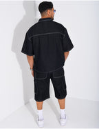 ENSEMBLE JEAN CHEMISE ET SHORT